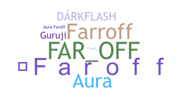 နာမ်မြောက်မည့်အမည် - Faroff