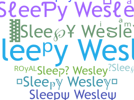 နာမ်မြောက်မည့်အမည် - sleepywesley