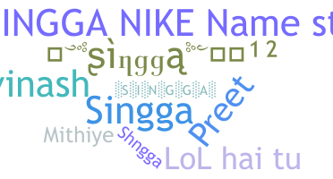 နာမ်မြောက်မည့်အမည် - singga