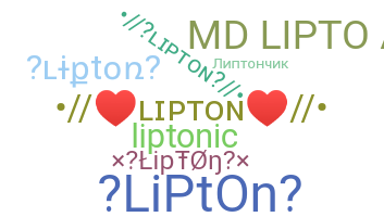 နာမ်မြောက်မည့်အမည် - Lipton