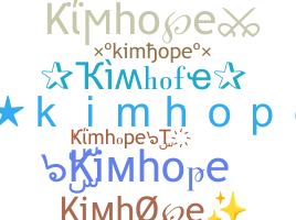 နာမ်မြောက်မည့်အမည် - kimhope