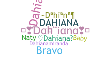 နာမ်မြောက်မည့်အမည် - Dahiana