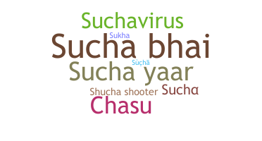 နာမ်မြောက်မည့်အမည် - Sucha