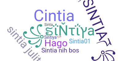 နာမ်မြောက်မည့်အမည် - Sintia