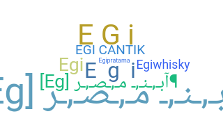 နာမ်မြောက်မည့်အမည် - EGI