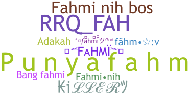 နာမ်မြောက်မည့်အမည် - Fahmi