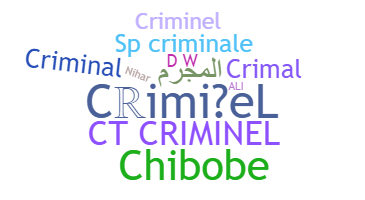 နာမ်မြောက်မည့်အမည် - CrimineL