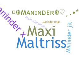 နာမ်မြောက်မည့်အမည် - Maninder