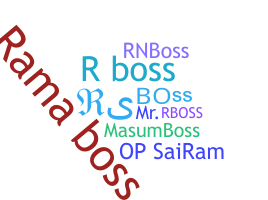 နာမ်မြောက်မည့်အမည် - rboss