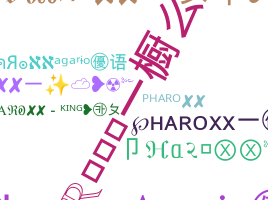 နာမ်မြောက်မည့်အမည် - Pharoxx