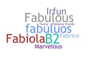 နာမ်မြောက်မည့်အမည် - fabulous