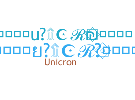 နာမ်မြောက်မည့်အမည် - unicron