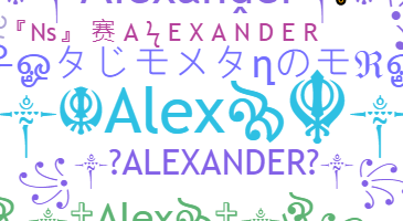 နာမ်မြောက်မည့်အမည် - Alexander