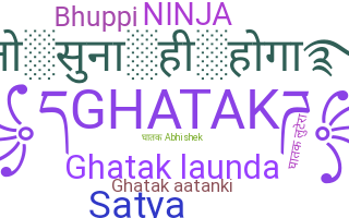 နာမ်မြောက်မည့်အမည် - Ghatak