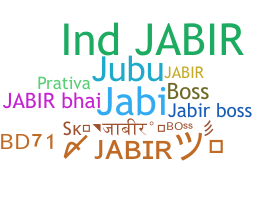 နာမ်မြောက်မည့်အမည် - Jabir