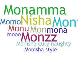 နာမ်မြောက်မည့်အမည် - Monisha