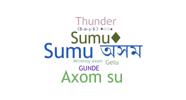 နာမ်မြောက်မည့်အမည် - sumu