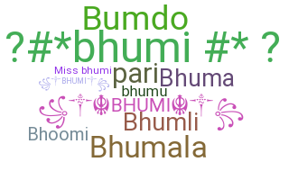 နာမ်မြောက်မည့်အမည် - Bhumi