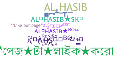 နာမ်မြောက်မည့်အမည် - AlHasib