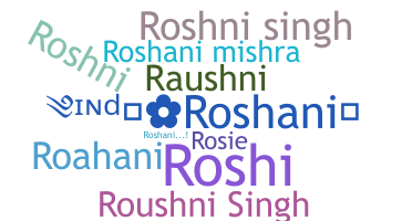 နာမ်မြောက်မည့်အမည် - Roshani