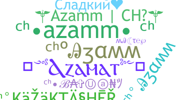 နာမ်မြောက်မည့်အမည် - Azamat