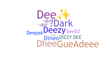 နာမ်မြောက်မည့်အမည် - Dee