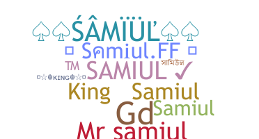 နာမ်မြောက်မည့်အမည် - samiul