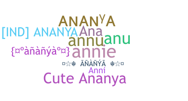 နာမ်မြောက်မည့်အမည် - Ananya