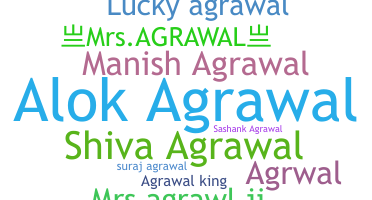 နာမ်မြောက်မည့်အမည် - Agrawal