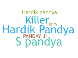 နာမ်မြောက်မည့်အမည် - Pandya