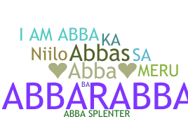 နာမ်မြောက်မည့်အမည် - Abba