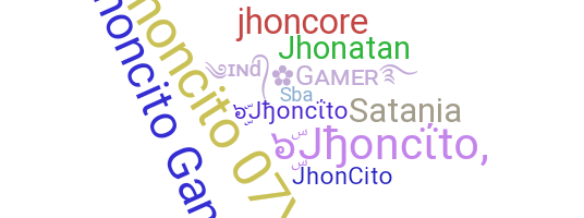 နာမ်မြောက်မည့်အမည် - Jhoncito