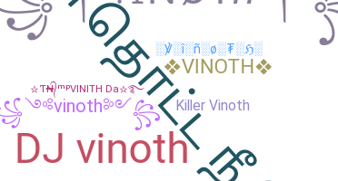 နာမ်မြောက်မည့်အမည် - Vinoth
