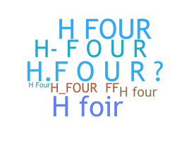 နာမ်မြောက်မည့်အမည် - Hfour