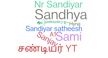နာမ်မြောက်မည့်အမည် - Sandiyar