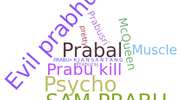 နာမ်မြောက်မည့်အမည် - Prabu