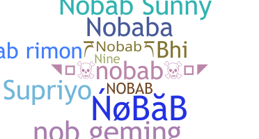 နာမ်မြောက်မည့်အမည် - Nobab