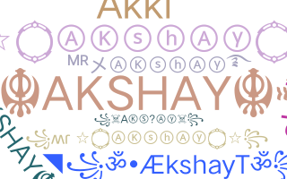 နာမ်မြောက်မည့်အမည် - Akshay