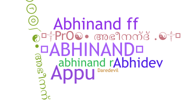 နာမ်မြောက်မည့်အမည် - Abhinand