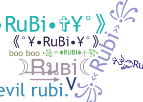 နာမ်မြောက်မည့်အမည် - Rubi