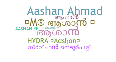 နာမ်မြောက်မည့်အမည် - Aashan