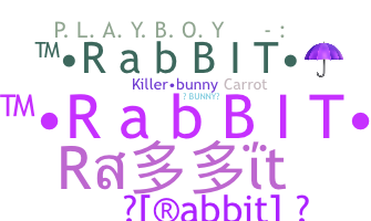 နာမ်မြောက်မည့်အမည် - rabbit