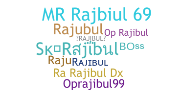 နာမ်မြောက်မည့်အမည် - Rajibul