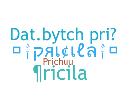 နာမ်မြောက်မည့်အမည် - Pricila