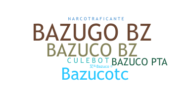 နာမ်မြောက်မည့်အမည် - Bazuco