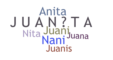နာမ်မြောက်မည့်အမည် - Juanita