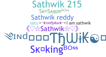 နာမ်မြောက်မည့်အမည် - Sathwik