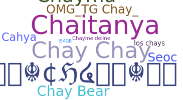 နာမ်မြောက်မည့်အမည် - Chay