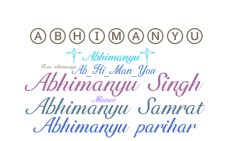 နာမ်မြောက်မည့်အမည် - Abhimanyu