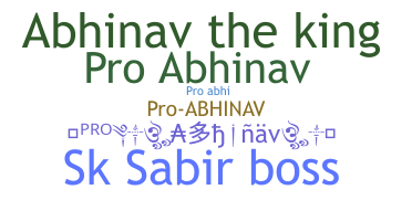 နာမ်မြောက်မည့်အမည် - ProAbhinav